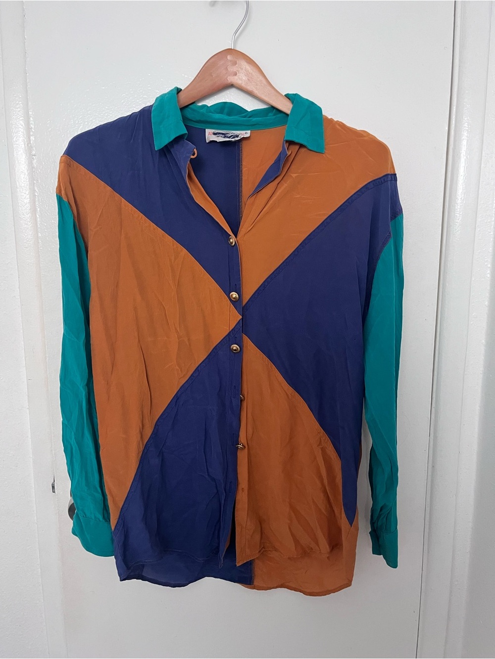 Vintage Silk Button Down
